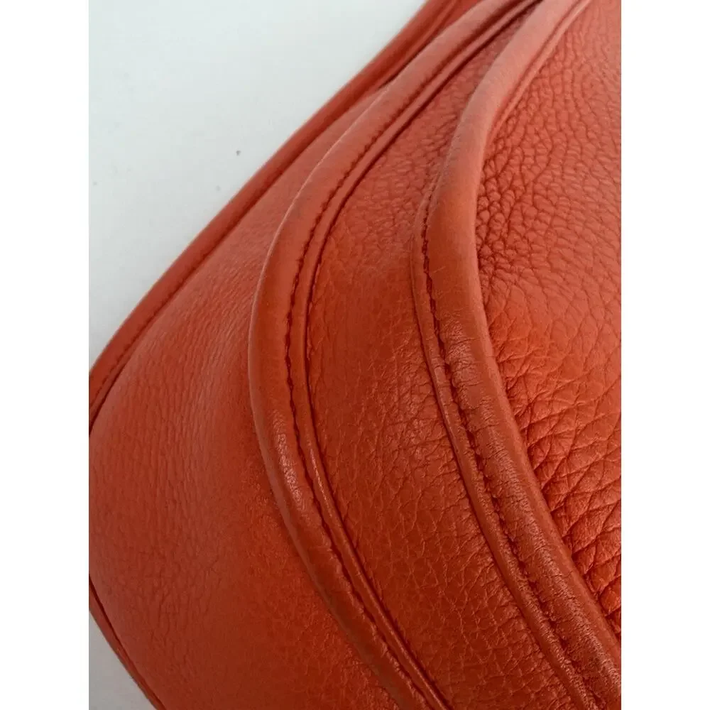 Hermes Evelyne 29 Bag Orange Poppy Taurillon Clemence Leather 2017 - Picture 7 of 16